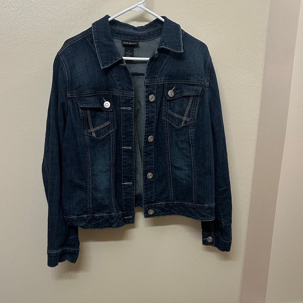 New Lane Bryant size 22 Dark Blue Denim Jacket